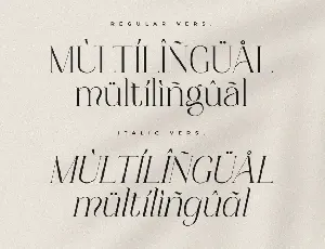 Mayfest | Elegant Serif Font Family