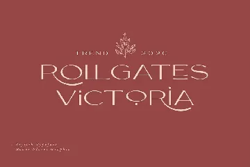 Rollgates Victoria font