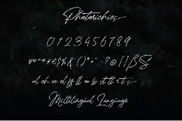 Photoricies font