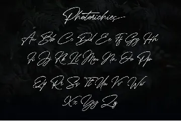 Photoricies font