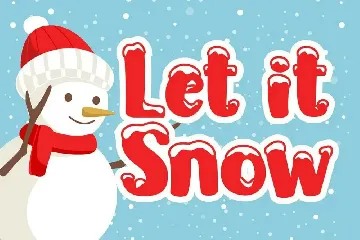 Snow Freeze - Quirky Winter Font