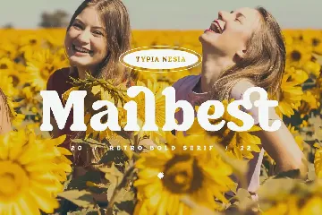 Mailbest - Beauty Retro / Vintage Bold Serif font