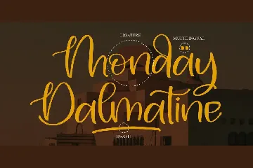 Dalmatine Handwritten Font