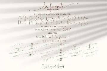 La Foonte | Sans Script Font Duo