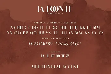 La Foonte | Sans Script Font Duo