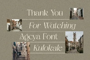 Ageya - Modern Elegant Serif Font