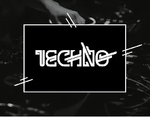 Banuk - Techno Font