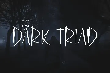 Dark Triad Handwritten Font