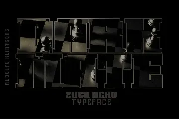 Zuck Acho font