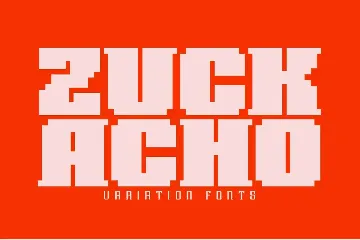 Zuck Acho font