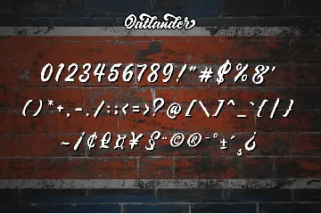 Oatlander - Authentic Bold Script font