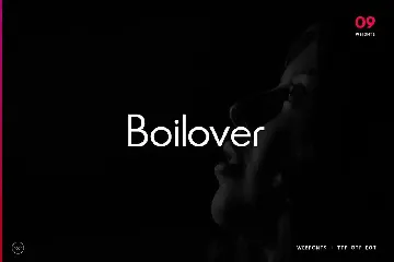 Boilover Unique & Minimal Typeface font