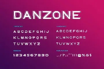 Danzone sans Serif Display Font