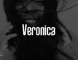 Veronica Display Typeface + Webfonts