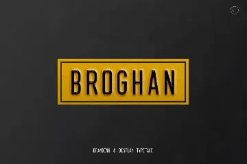 Broghan- Modern Typeface + WebFonts