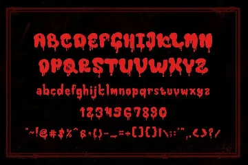 Bloody Hello font