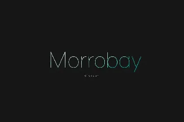 Morrobay Unique Typeface with Web-fonts