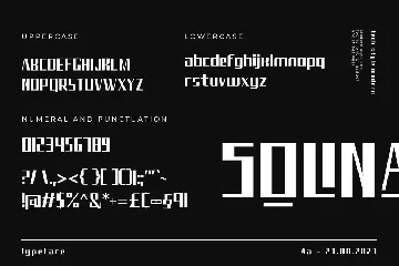 Solina font