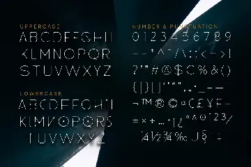 Gatling - Modern Futuristic font