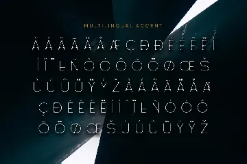 Gatling - Modern Futuristic font