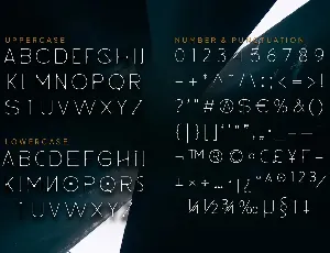 Gatling - Modern Futuristic font