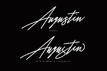 Augustia Signature Typeface font