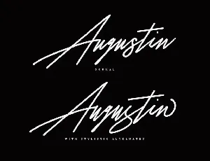 Augustia Signature Typeface font