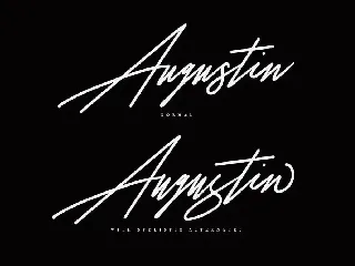 Augustia Signature Typeface font