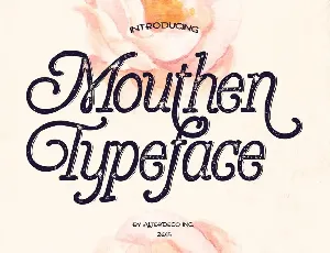 Mouthen Typeface font