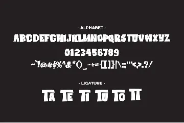 Wambo Thick Display Font