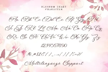 Blossom Heart font