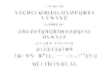 Rayleigh Glamour font