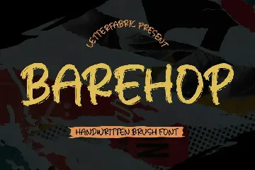 Barehop Handwritten Brush Font