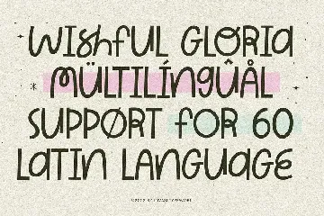 Wishful Gloria - Playful Curly Font