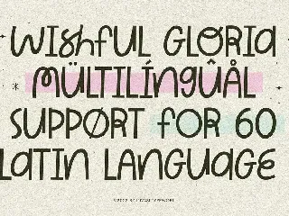 Wishful Gloria - Playful Curly Font