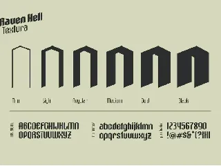 Raven Hell Textura font