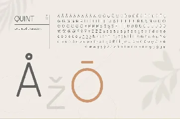 Quint Extended Font