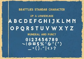 Brattlies font