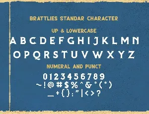 Brattlies font