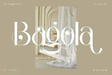 Baqola Modern Display Font