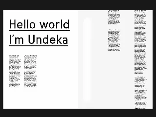 Undeka Regular Font