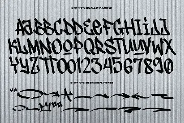 Districtside - Tagging Graffiti font