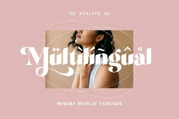 Evaline | Display Modern Typeface font