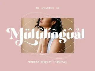 Evaline | Display Modern Typeface font