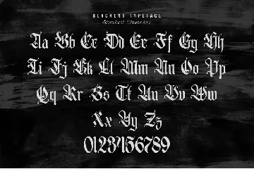 Blackent font