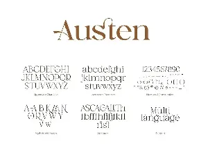 Austen font