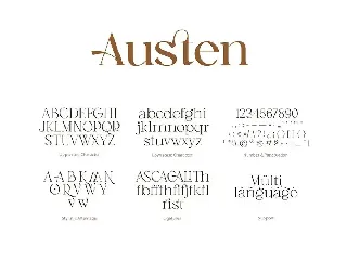 Austen font