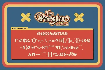 Pasta font