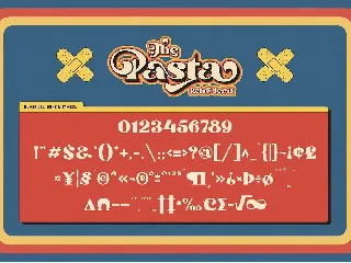 Pasta font