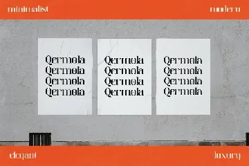 Qermola Modern Display Font